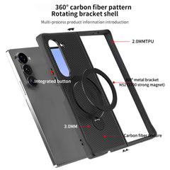 Samsung Z Flod Magnetic 360 Rotating Bracket Anti-Fall Phone Case