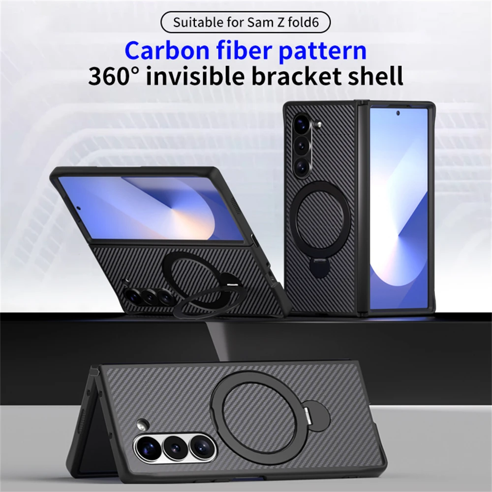 Samsung Z Flod Magnetic 360 Rotating Bracket Anti-Fall Phone Case