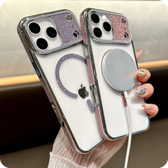 AIRKAS MagSafe Glitter Shield Electroplated Luxury iPhone 17 Pro Max - Ultimate Sparkle
