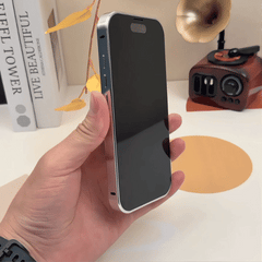 AIRKAS Privacy Glass Metal Frame 360° Cover Protection Magnetic iPhone Case For iPhone 16 Pro Max