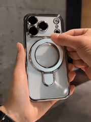 AIRKAS Ice-Clear Magnetic Stand Protection iPhone 17 Case – Airbags Corner Shockproof