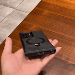 Samsung Premium Carbon Fiber Magnetic Stand Phone Case For S26 Ultra S25 Ultra