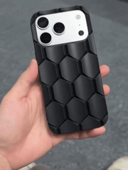 Armor Hex Shield Honeycomb iPhone Case with Raised Camera Guard