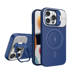 Magnetic hidden bracket protective case Apple phone case