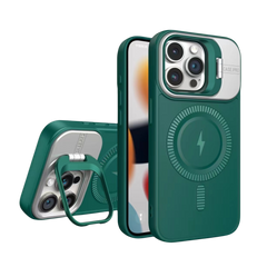 Magnetic hidden bracket protective case Apple phone case