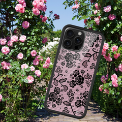 Elegant Pastel Leather Texture iPhone Case — Slim Design with Bold Edges and Camera Lens Guard