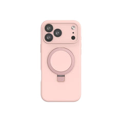 AIRKAS Folding Stand Silicone Case with MagSafe For iPhone 16 / 17 Pro Max