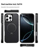 Carbon Fiber Pattern Magnetic Phone Case with Ring Stand