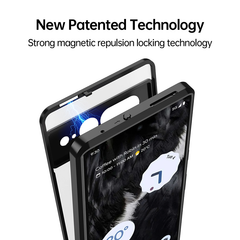AIRKAS Magnetic Aluminum Frosted back Case with Camera Protection For Google Pixel Series