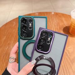 Samsung Precision Ring Stand Case Full Camera Shield For S26/S25/S24 Ultra