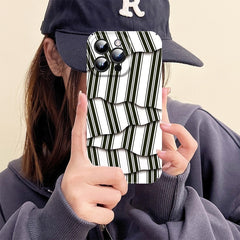 Irregular Stripe Design Protective iPhone Case INS style