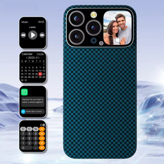 AIRKAS Upgraded  Global Limited Forged Carbon Fiber Magenetic Future-Tech Smart Case  for iPhone 16 Pro Max
