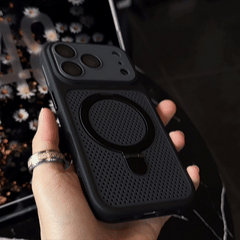 AirGuard Cooling Ring Stand Magnetic Case - Camera Shockproof Cover