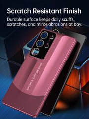 Vegan Leather Patchwork Samsung Case | Lightweight & Premium Grip Protection