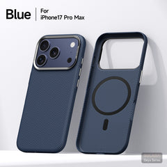 AIRKAS Rotating Bracket Metal Lens Ring Magnetic Wireless Charging Translucent Matte Cover