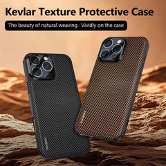 Carbon Fiber Pattern Magnetic Phone Case with Camera Protection For iPhone 16 / 15 / 14 Pro Max