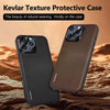 Carbon Fiber Pattern Magnetic Phone Case with Camera Protection For iPhone 16 / 15 / 14 Pro Max