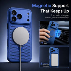 AirGuard Cooling Ring Stand Magnetic Case - Camera Shockproof Cover
