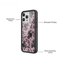 Elegant Pastel Leather Texture iPhone Case — Slim Design with Bold Edges and Camera Lens Guard