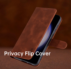 3-in-1 Flip Leather Phone Case - Premium Protection for Modern Men iPhone 16/15/14 Pro Max