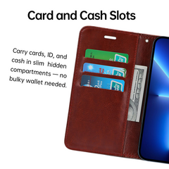 Full Protection Leather Flip Case – 3-in-1 Modern Style