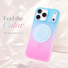 Colorful MagSafe Compatible Gradient iPhone Case – Slim Soft Shockproof Cover