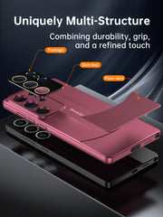 Vegan Leather Patchwork Samsung Case | Lightweight & Premium Grip Protection