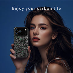 Forged Carbon Fiber Lightweight Magnetic Drop-proof Phone Case  For iPhone 17 / 16 Pro Max