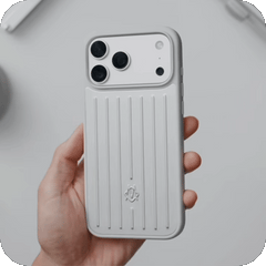 AIRKAS iPhone 17 Pro Max  Titanium Luggage Case with Airbag Drop Protection