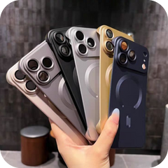 AIRKAS iPhone 17 Series Borderless Magnetic Case with Lens Protection