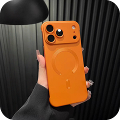 AIRKAS iPhone 17 Series Borderless Magnetic Case with Lens Protection