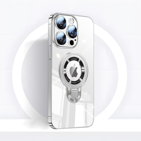 Rotating Bracket Clear Phone Case with MagSafe