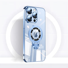 Rotating Bracket Clear Phone Case with MagSafe