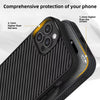 Genuine Carbon Fiber Lightweight Magnetic Drop-proof Phone Case  For iPhone 17/  16 / 15 / 14 Pro Max