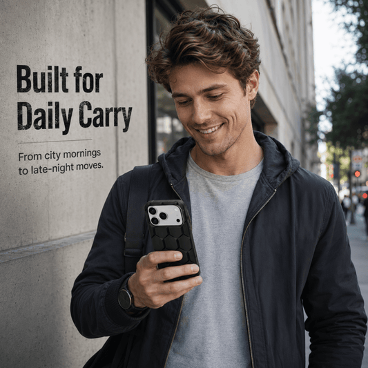 Armor Hex Shield Honeycomb iPhone Case with Raised Camera Guard