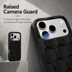 Armor Hex Shield Honeycomb iPhone Case with Raised Camera Guard