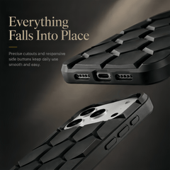 Armor Hex Shield Honeycomb iPhone Case with Raised Camera Guard