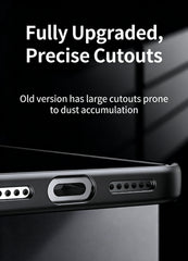 AIRKAS Magnetic Frameless Lens Stand Case for iPhone 15-17 Pro Max