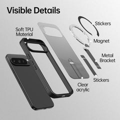 AIRKAS Google Magnetic Smooth Finish Phone Case With Stand