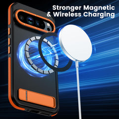 AIRKAS Google Pixel 9 Pro Electroplated Magnetic Stand Case