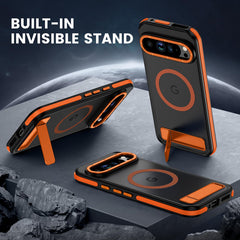 AIRKAS Google Pixel 9 Pro Electroplated Magnetic Stand Case