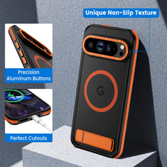 AIRKAS Google Pixel 9 Pro Electroplated Magnetic Stand Case