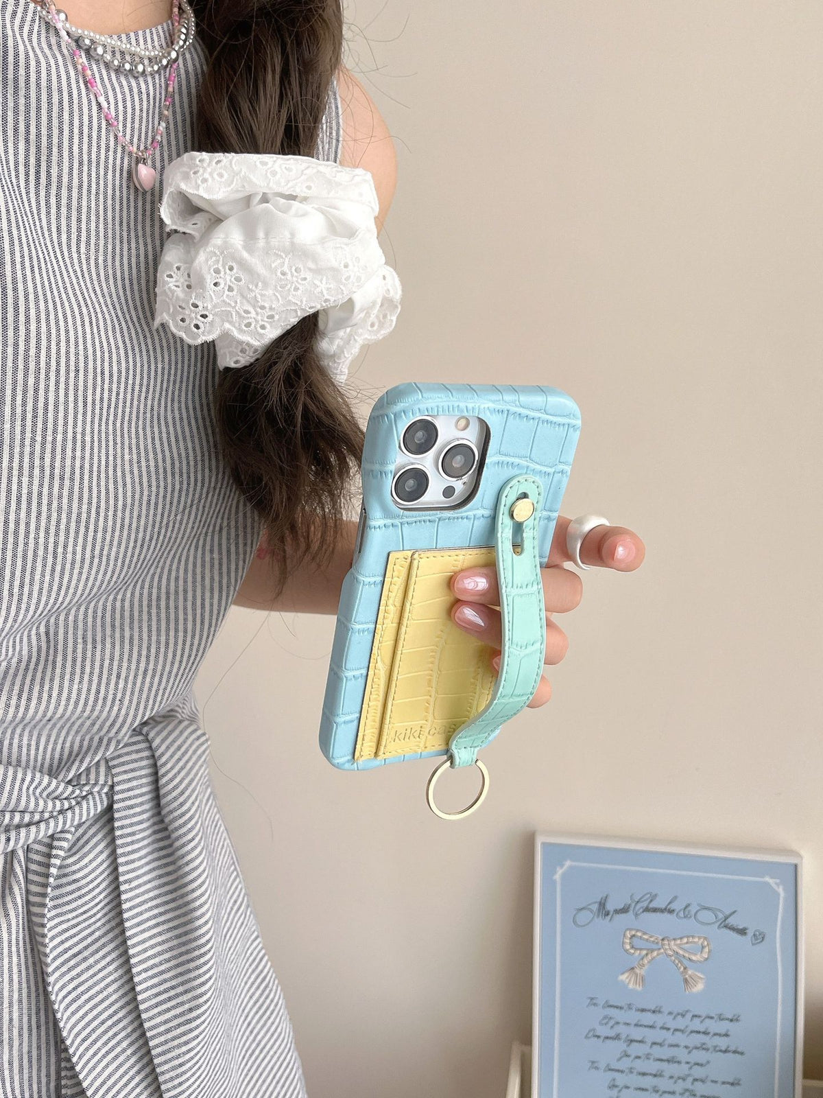 Candy Color Card Holder Stand Phone Case