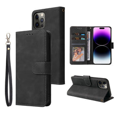 3-in-1 Flip Leather Phone Case - Premium Protection for Modern Men iPhone 16/15/14 Pro Max