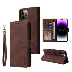 3-in-1 Flip Leather Phone Case - Premium Protection for Modern Men iPhone 16/15/14 Pro Max