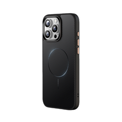 Magnetic Carbon Fiber Texture Case for iPhone