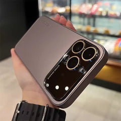 Large window mobile phone case mirror full cover