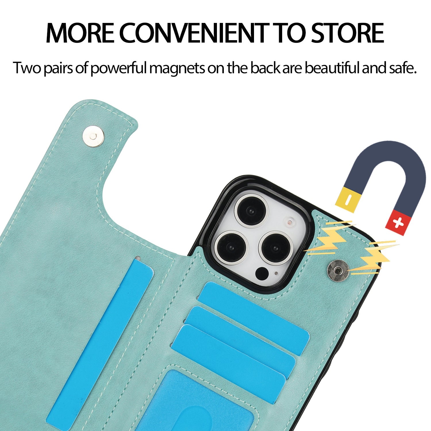 Classic Embossed Slim Folio Case with Card Storage
