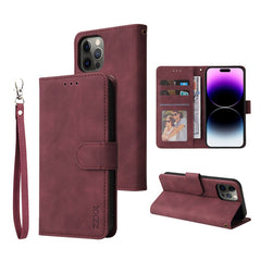 3-in-1 Flip Leather Phone Case - Premium Protection for Modern Men iPhone 16/15/14 Pro Max