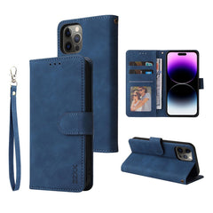 3-in-1 Flip Leather Phone Case - Premium Protection for Modern Men iPhone 16/15/14 Pro Max